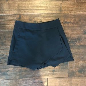 AQUA envelope Skort navy